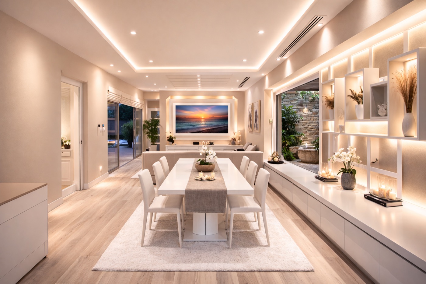Open-plan living room